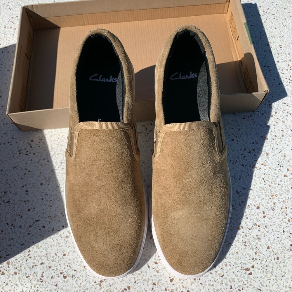 NIB Clark Suede Men’s Driving Slip-on Loafer​